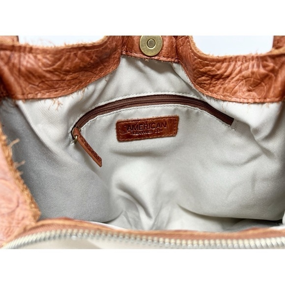 AMERICAN LEATHER CO. Handbag, Purse, Brandy Tooled - Picture 9 of 14